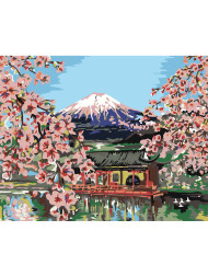 Raqamlar bo&#039;yicha rasm &quot;Tog&#039; ko&#039;rinishi&quot;