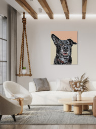 Raqamlar bo'yicha rasm "Uy iti"