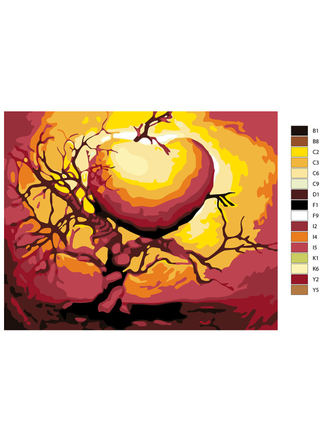 Картина по номерам &amp;quot;Дерево любви&amp;quot;