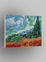 Raqamlar bo&#039;yicha rasm &quot;Tabiat&quot;