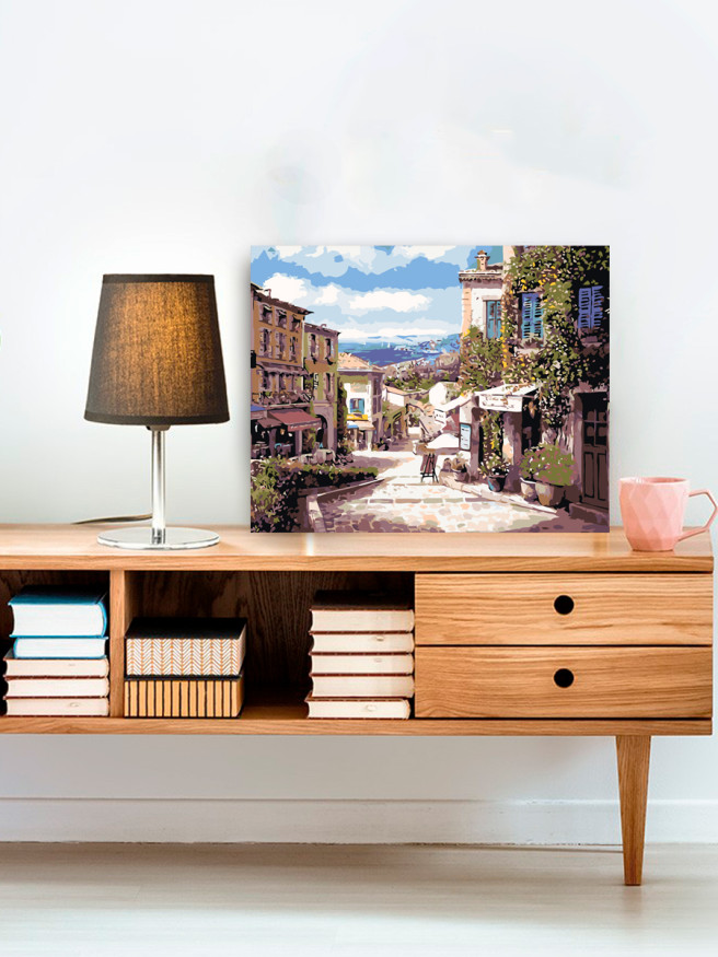 Картина по номерам &amp;quot;Переулки&amp;quot;