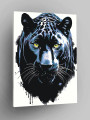 Картина по номерам &amp;quot;Чёрная пантера&amp;quot;