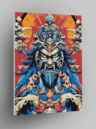 Картина по номерам &amp;quot;Древнее божество&amp;quot;