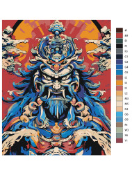 Картина по номерам &amp;quot;Древнее божество&amp;quot;