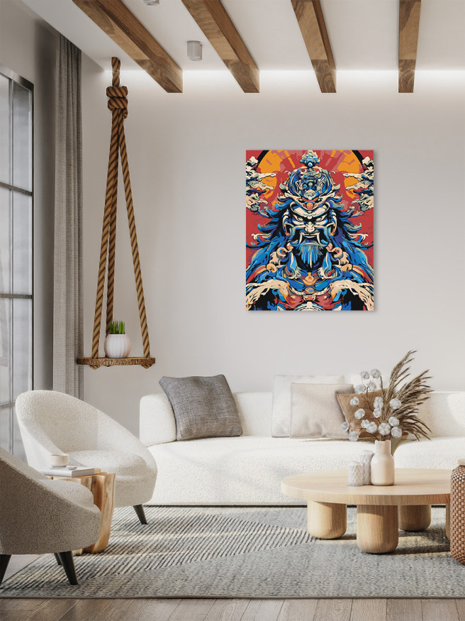 Картина по номерам &amp;quot;Древнее божество&amp;quot;