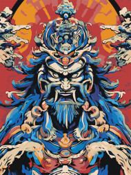 Картина по номерам &amp;quot;Древнее божество&amp;quot;