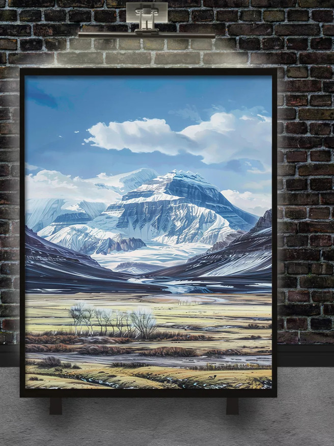 Постер на холсте &amp;quot;Заснеженные вершины гор&amp;quot;