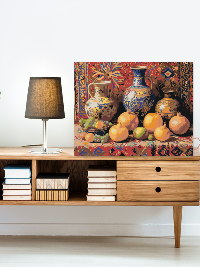 Картина по номерам &amp;quot;Восточный натюрморт с гранатами&amp;quot;