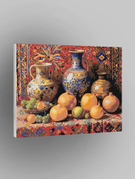 Картина по номерам &amp;quot;Восточный натюрморт с гранатами&amp;quot;
