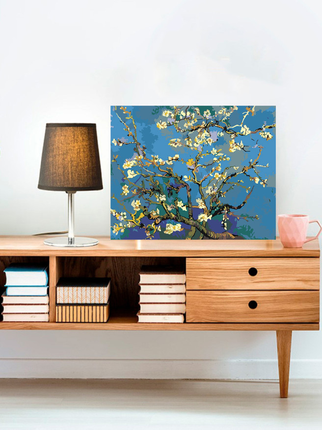 Raqamlar bo&amp;#039;yicha rasm &amp;quot;Vinsent Van Gog - Bodom gullari&amp;quot;