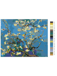 Raqamlar bo&#039;yicha rasm &quot;Vinsent Van Gog - Bodom gullari&quot;