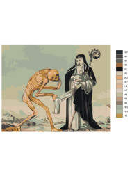 Raqamlar bo&#039;yicha rasm &quot;O&#039;rta asr mem&quot; 