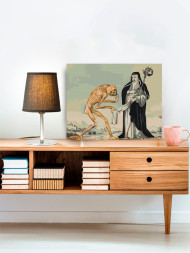 Raqamlar bo&#039;yicha rasm &quot;O&#039;rta asr mem&quot; 