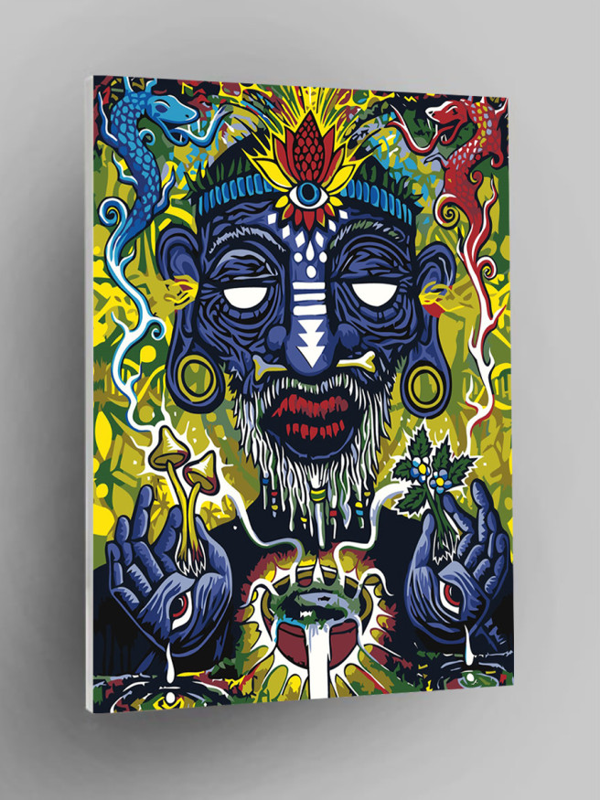 Картина по номерам &amp;quot;Древний шаман&amp;quot;