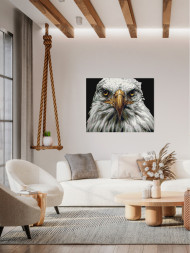 Raqamlar bo'yicha rasm "Oq burgut"