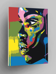 Картина по номерам &amp;quot;Красивая девушка&amp;quot;