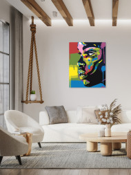 Картина по номерам &amp;quot;Красивая девушка&amp;quot;