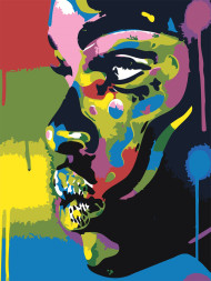 Картина по номерам &amp;quot;Красивая девушка&amp;quot;