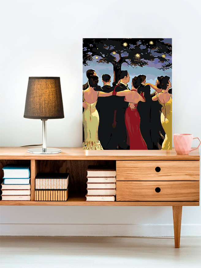 Raqamlar bo&amp;#039;yicha rasm &amp;quot;Raqs&amp;quot;