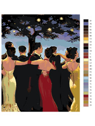 Raqamlar bo&#039;yicha rasm &quot;Raqs&quot;