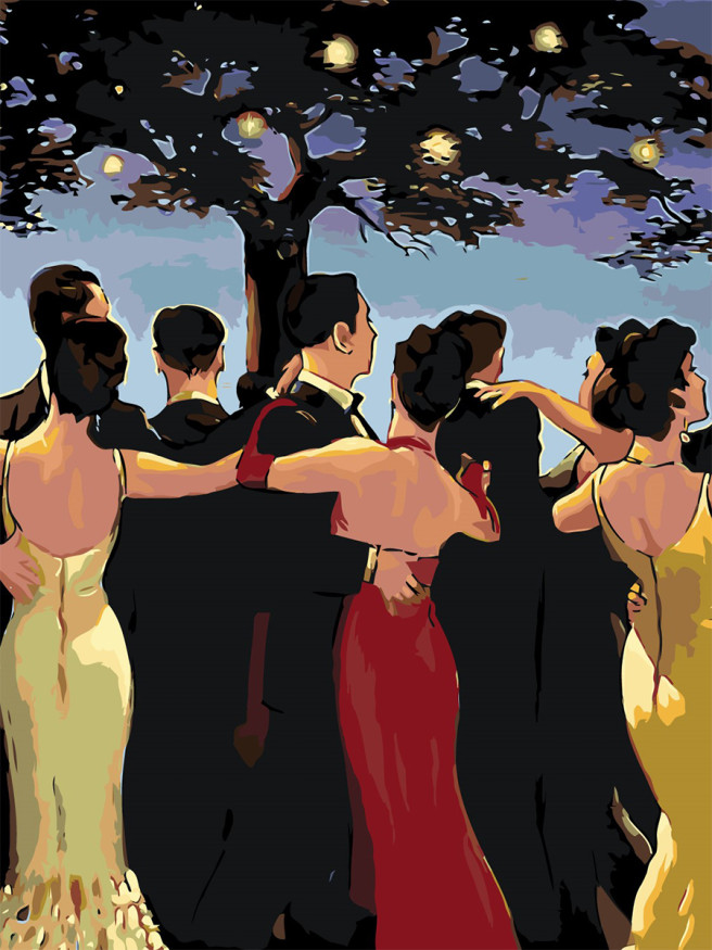 Raqamlar bo&amp;#039;yicha rasm &amp;quot;Raqs&amp;quot;