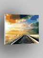 Картина по номерам &amp;quot;Рельсы&amp;quot;