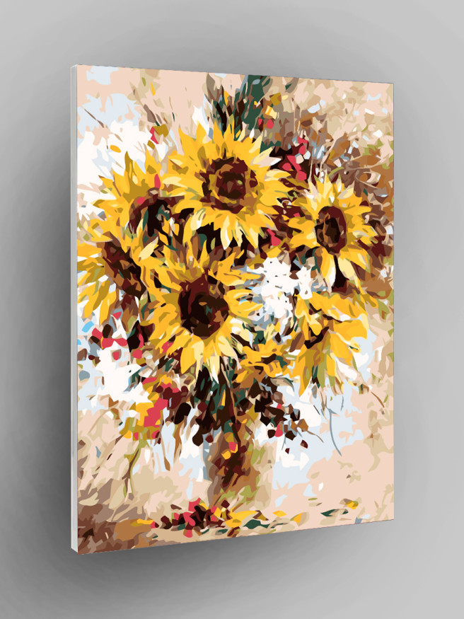Картина по номерам &amp;quot;Подсолнухи&amp;quot;