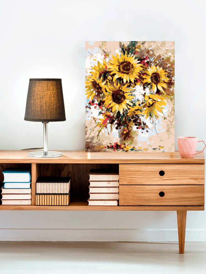 Картина по номерам &amp;quot;Подсолнухи&amp;quot;