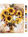 Картина по номерам &amp;quot;Подсолнухи&amp;quot;