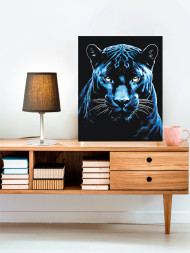 Картина по номерам &amp;quot;Пантера с зелёными глазами&amp;quot;