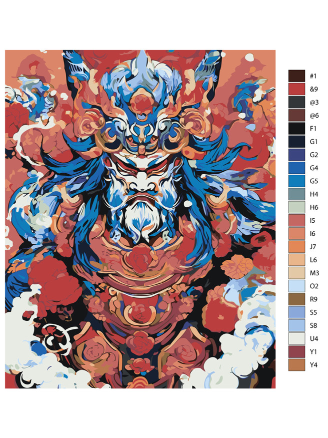 Картина по номерам &amp;quot;Божество&amp;quot;