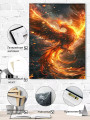 Постер на холсте &amp;quot;Огненное возрождение феникса&amp;quot;