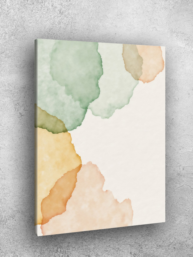 Holstga bosilgan poster &amp;quot;Akvarel o‘tishlari&amp;quot;