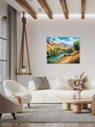 Картина по номерам &amp;quot;Долина у реки&amp;quot;