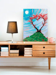 Raqamlar bo&#039;yicha rasm &quot;Sevgi daraxti&quot;