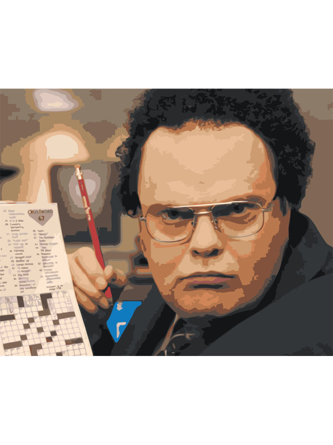 Картина по номерам &amp;quot;Офис Дуайт в парике&amp;quot;