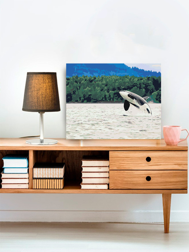 Raqamlar bo&amp;#039;yicha rasm &amp;quot;Qotil kit&amp;quot;