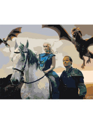 Картина по номерам &amp;quot;Игра престолов&amp;quot;