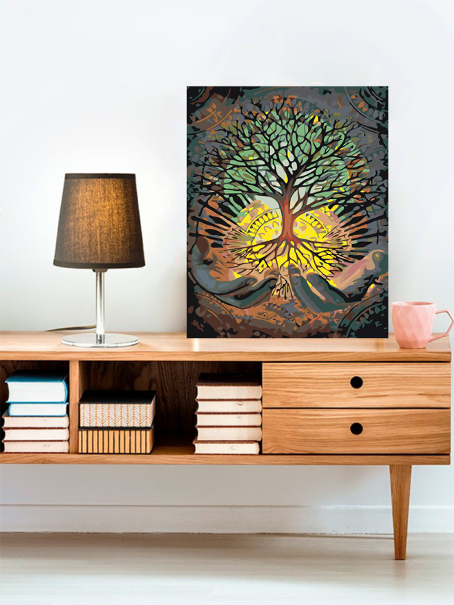 Raqamlar bo&amp;#039;yicha rasm &amp;quot;Katta daraxt&amp;quot;