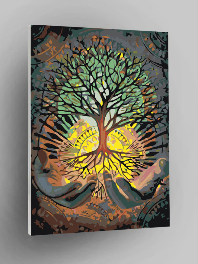 Raqamlar bo&amp;#039;yicha rasm &amp;quot;Katta daraxt&amp;quot;