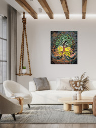 Raqamlar bo&#039;yicha rasm &quot;Katta daraxt&quot;