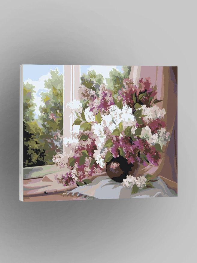 Картина по номерам &amp;quot;Букет сирени&amp;quot;