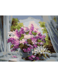 Raqamlar bo&#039;yicha rasm &quot;Gullar guldastasi&quot;