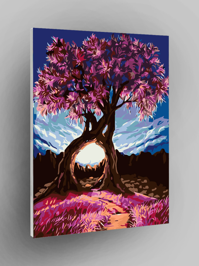 Raqamlar bo&amp;#039;yicha rasm &amp;quot;Birlashgan daraxtlar&amp;quot;