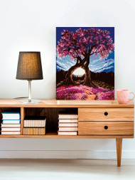 Raqamlar bo&#039;yicha rasm &quot;Birlashgan daraxtlar&quot;