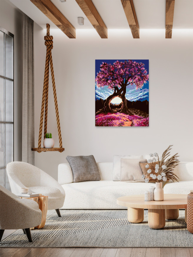 Raqamlar bo&amp;#039;yicha rasm &amp;quot;Birlashgan daraxtlar&amp;quot;