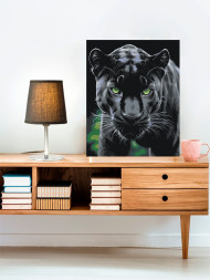 Raqamlar bo&#039;yicha rasm &quot;Chiroyli pantera&quot;