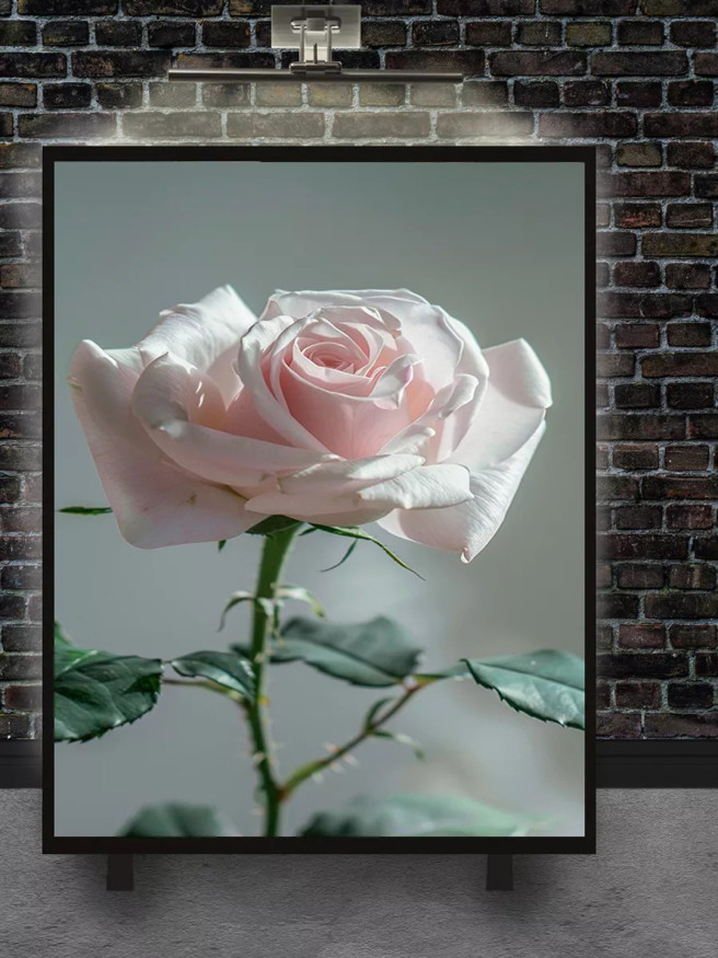 Holstga bosilgan poster &amp;quot;Yolg‘iz atirgul&amp;quot;