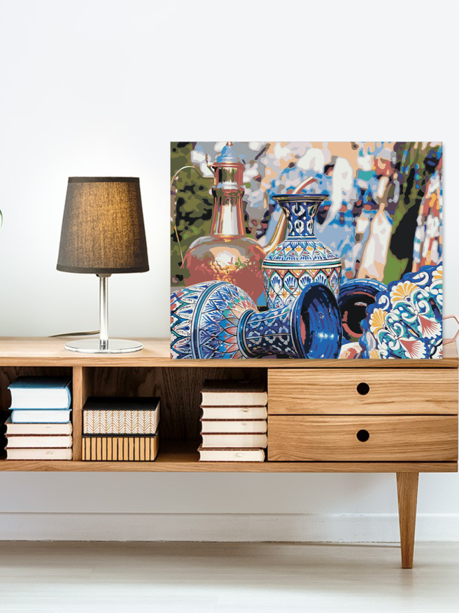 Картина по номерам &amp;quot;Узбекская керамика&amp;quot;