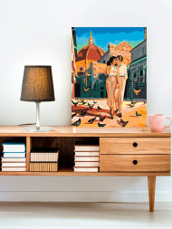 Raqamlar bo'yicha rasm "Maydon bo'ylab sayr"